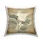 Aubergine Hydrangea Impression Decorative Printed Throw Pillow Design by Lanie Loreth, 18 x 7 x 18
